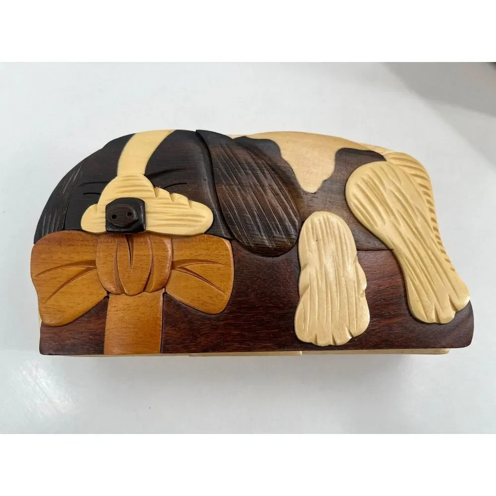 Carver Dan's Handcrafted Wood Puzzle Box 